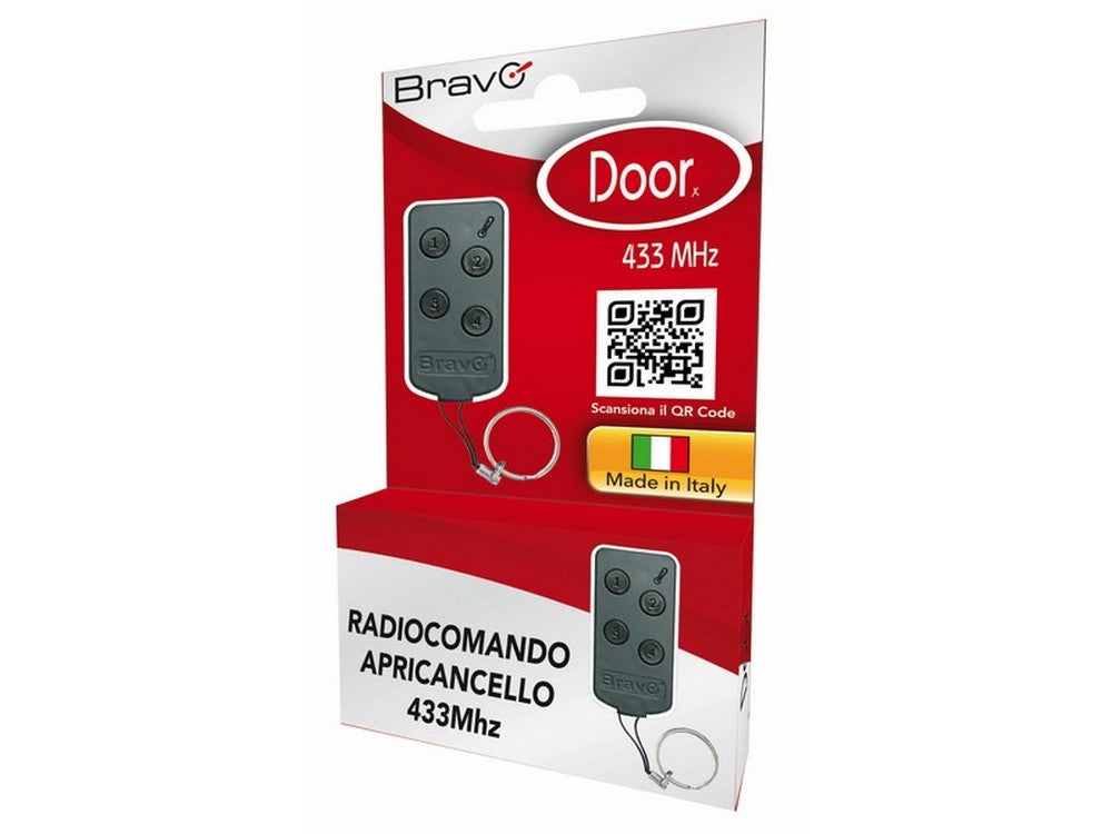 cf radiocomando apricancello doorx codice fisso frequenza 433 mhz display 22 pz. vit53518