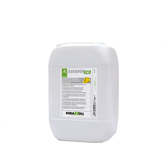 Keradur Eco-Consolidante Eco Compatibile All'Acqua Per Fondi Inassorbenti Cementizi E Minerali 5 Kg-Kerakoll