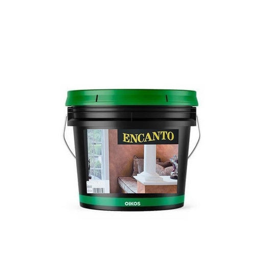 Encanto-Pittura Decorativa All'Acqua Ecologica 'Gold Base' Per Creare Sfumature Riflettenti Cangianti-4 Litri-Oikos