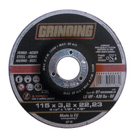 50Pz Grinding Minidisco Per Ferro Diametro 115Mm Spessore 3,2Mm