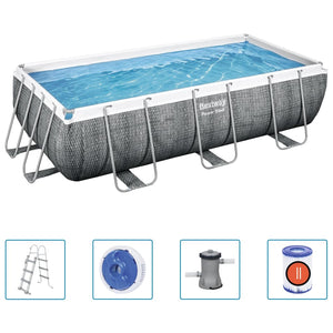 Bestway Set Piscina Power Steel 404x201x100 cm