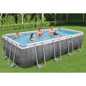 Bestway Set Piscina Rettangolare Power Steel 549x274x122 cm