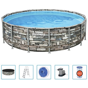 Bestway Set Piscina Power Steel 488x122 cm