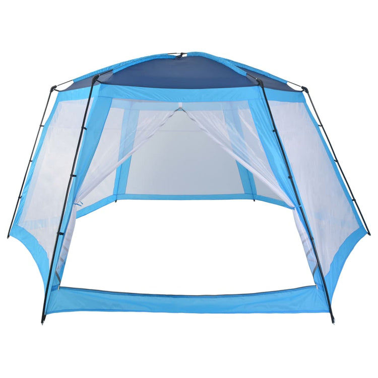 Tenda per Piscina in Tessuto 590x520x250 cm Blu