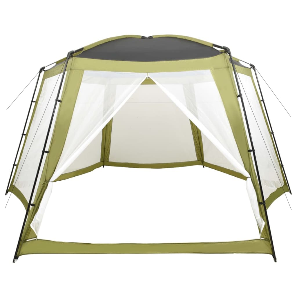 Tenda per Piscina in Tessuto 590x520x250 cm Verde