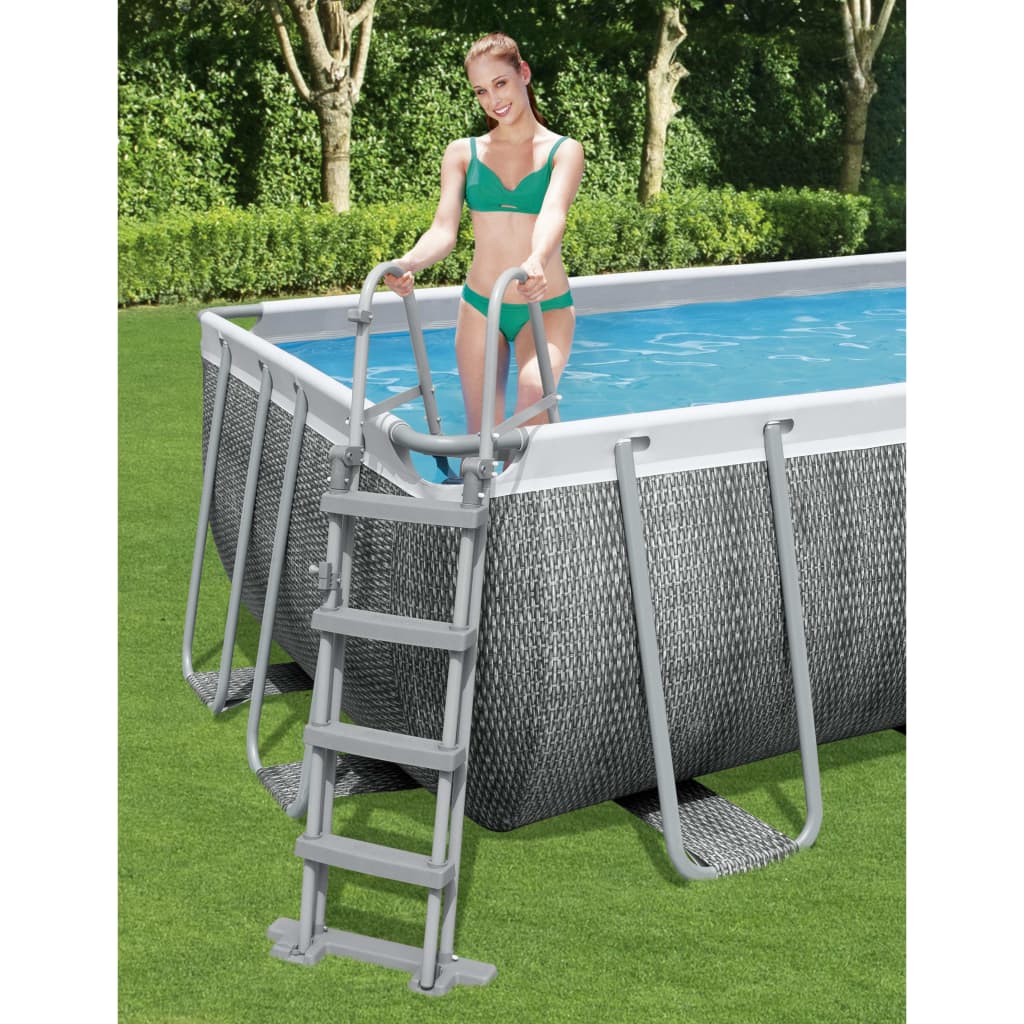 Bestway Scaletta per Piscina Flowclear a 4 Gradini 122 cm