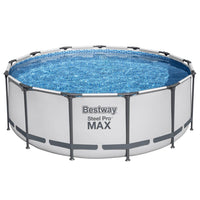 Bestway Set Piscina Rotonda Steel Pro MAX 396x122 cm