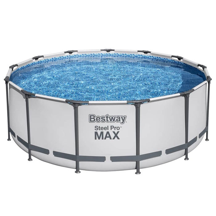 Bestway Set Piscina Rotonda Steel Pro MAX 396x122 cm