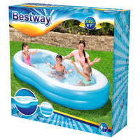 Bestway Piscina per Famiglia Big Lagoon 262x157x46 cm