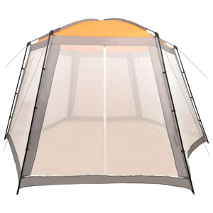 Tenda per Piscina in Tessuto 500x433x250 cm Grigia