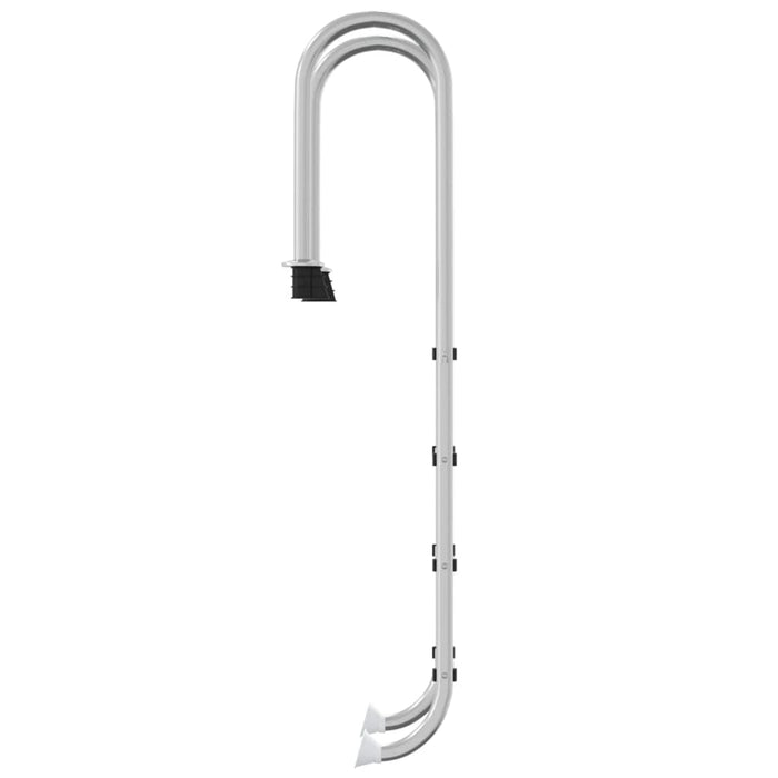 Scala per Piscina 54x38x184,5 cm Acciaio Inox 304