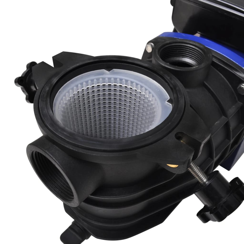 Pompa di filtrazione elettrica per piscina 500W Blu