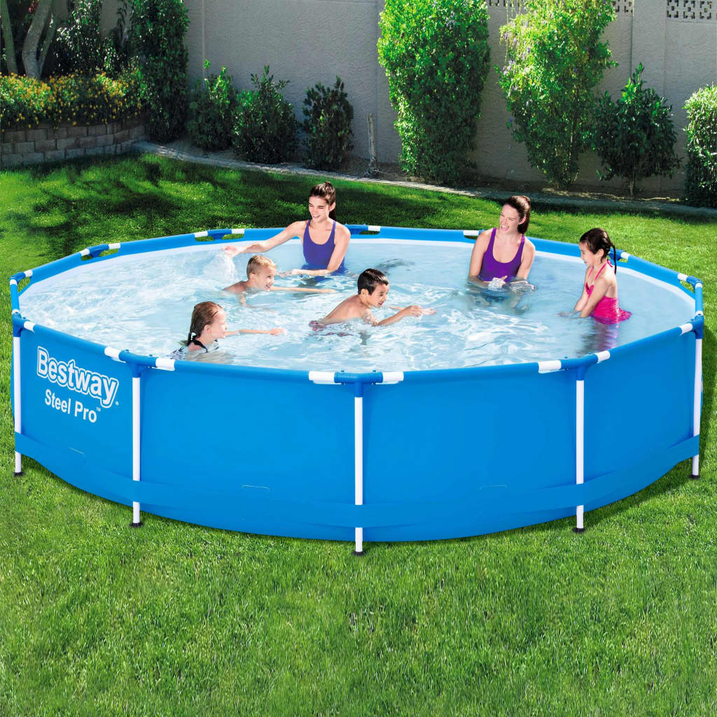 Bestway Set Piscina con Telaio Steel Pro 366x76 cm