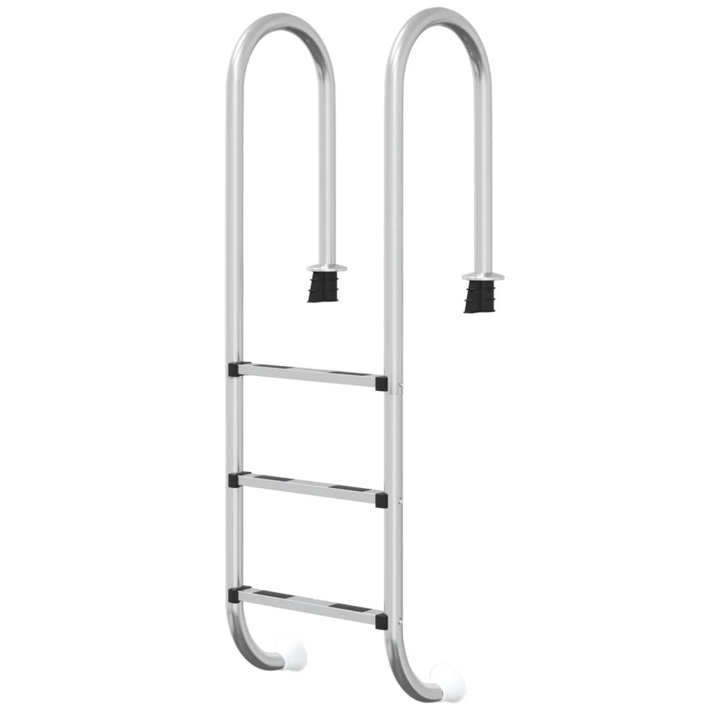 Scala per Piscina 54x38x158 cm Acciaio Inox 304