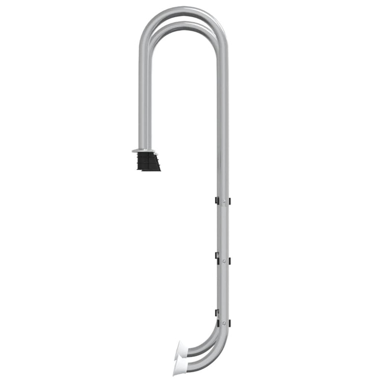 Scala per Piscina 54x38x158 cm Acciaio Inox 304