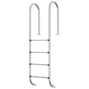 Scala per Piscina 54x38x184,5 cm Acciaio Inox 304