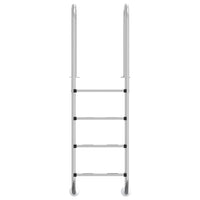 Scala per Piscina 54x38x184,5 cm Acciaio Inox 304