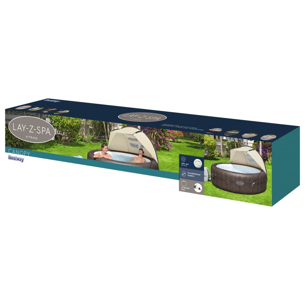 Bestway Tettoia per Idromassaggio Lay-Z-Spa 183x94x109 cm