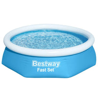 Bestway Piscina Gonfiabile Rotonda Fast Set 244x66 cm 57265