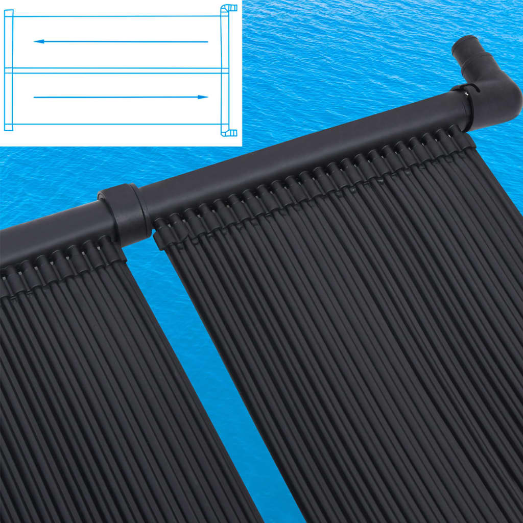 Pannelli Solari Riscaldatori per Piscina 6 pz 80x310 cm