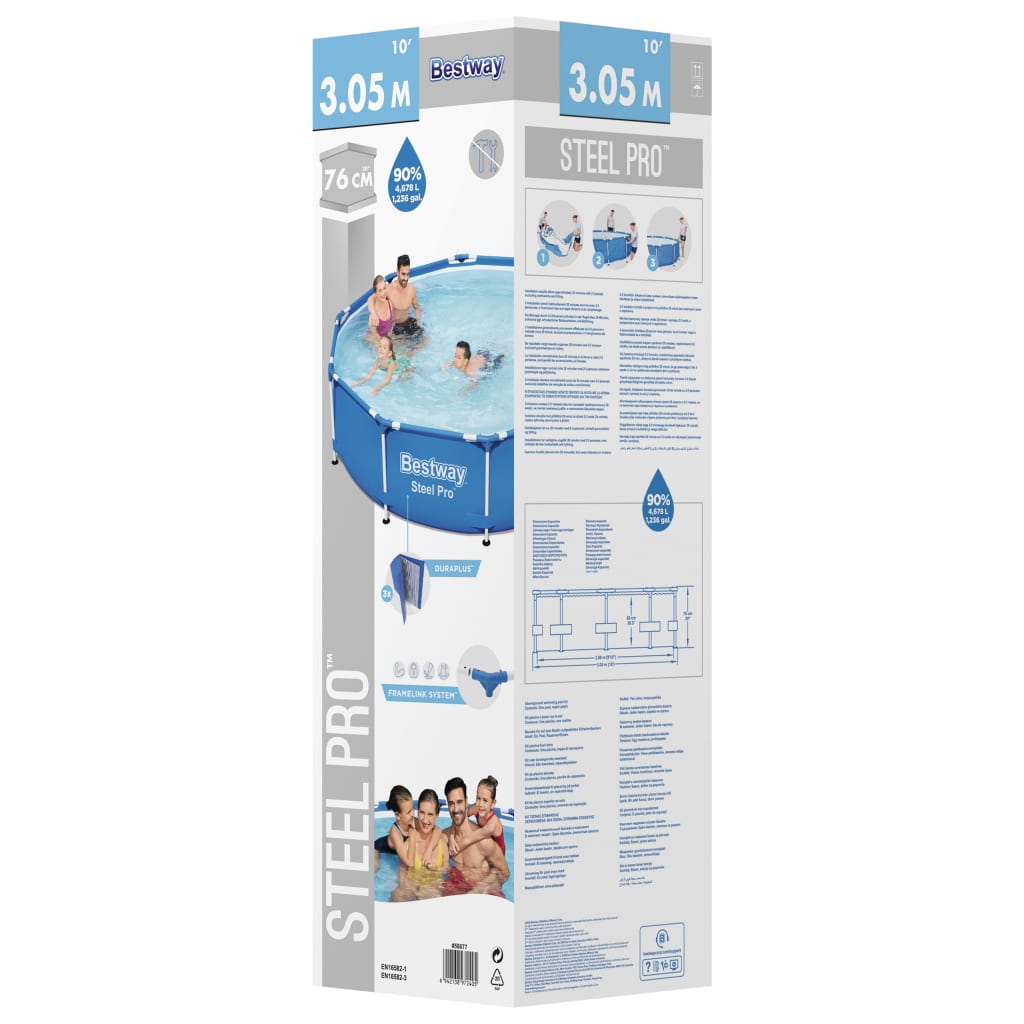 Bestway Piscina Steel Pro 305x76 cm