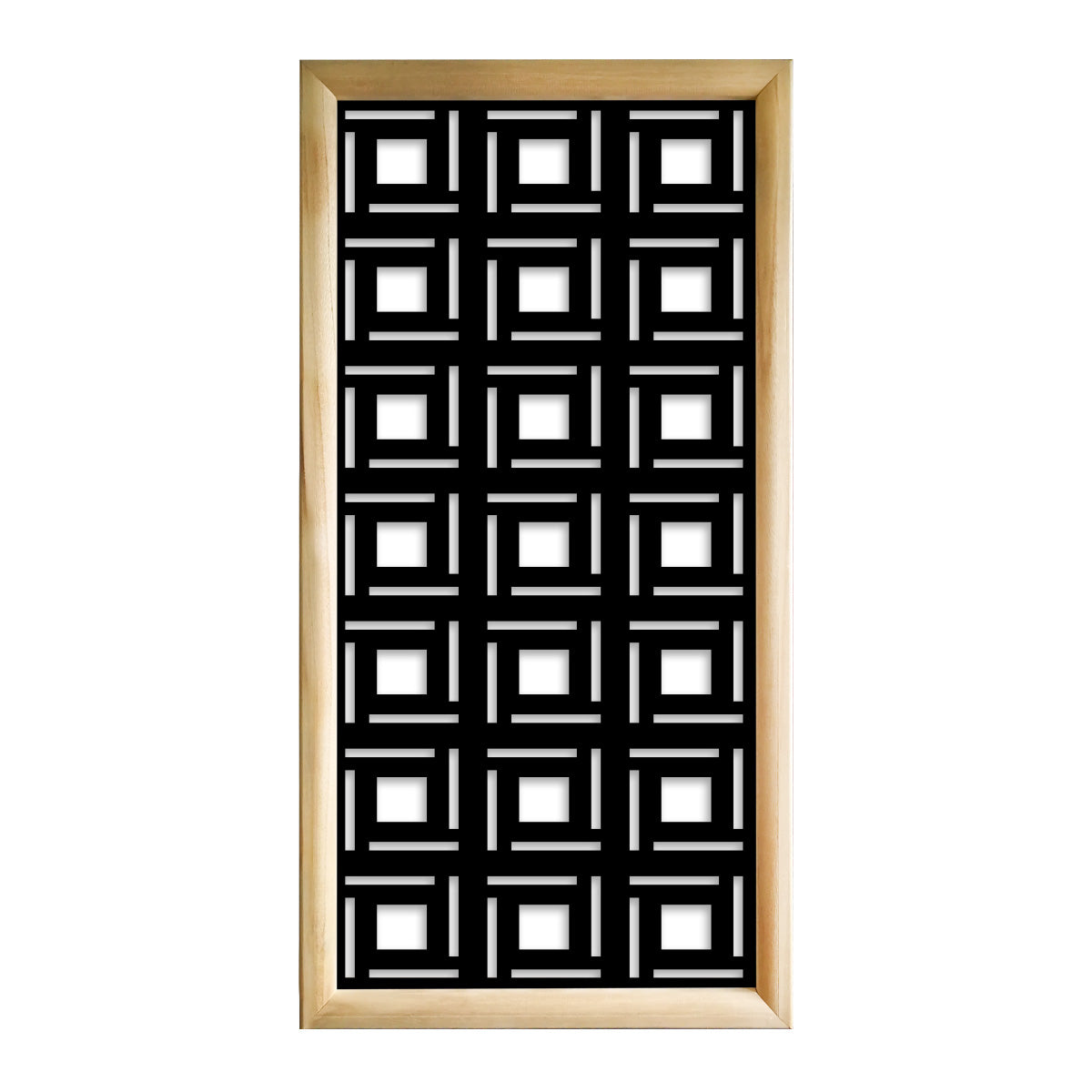 4SIDES - Moduli Decorativi in Legno e PVC Colore: nero, Misura: 47x94 cm