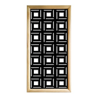 4SIDES - Moduli Decorativi in Legno e PVC Colore: nero, Misura: 47x94 cm