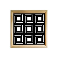 4SIDES - Moduli Decorativi in Legno e PVC Colore: nero, Misura: 98x98 cm