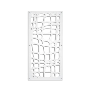 ABSTRACT - Pannello in PVC traforato - Parasole Colore: bianco, Misura: 73x148 cm