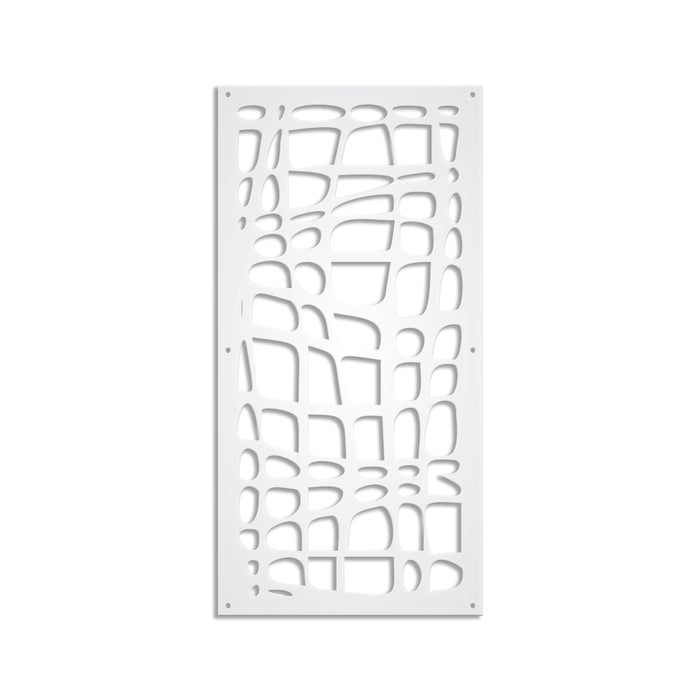 ABSTRACT - Pannello in PVC traforato - Parasole Colore: bianco, Misura: 73x148 cm