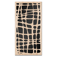 ABSTRACT - Quadro arredo LASERCUT composito Legno e PVC Misura: 70x140 cm