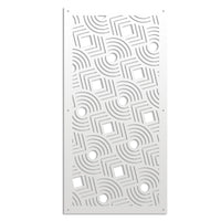 AIM - Pannello in PVC traforato - Parasole Colore: bianco, Misura: 73x148 cm