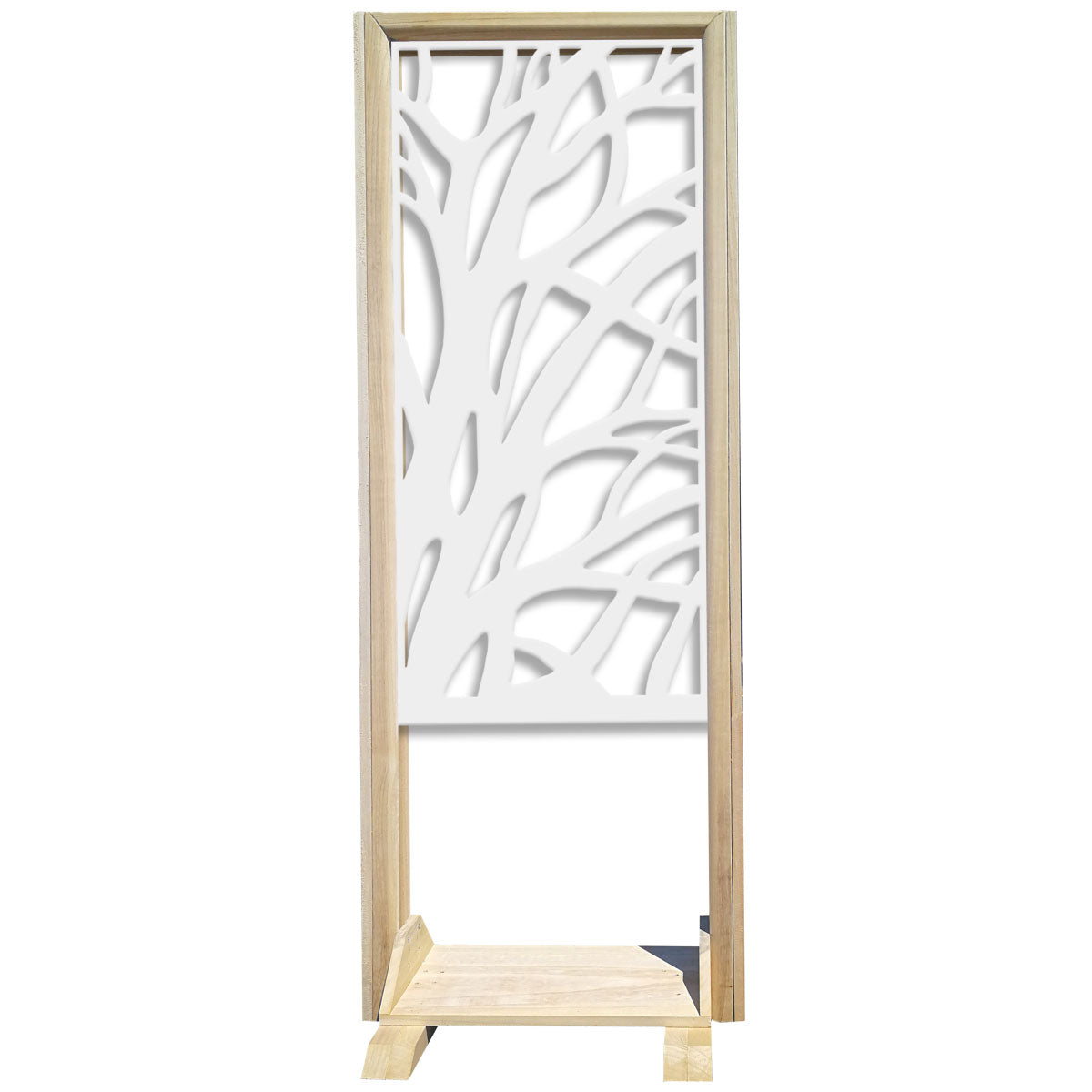 ALBERI - Separè  - Paravento modulabile - 70x190cm - in Legno e PVC Colore: bianco