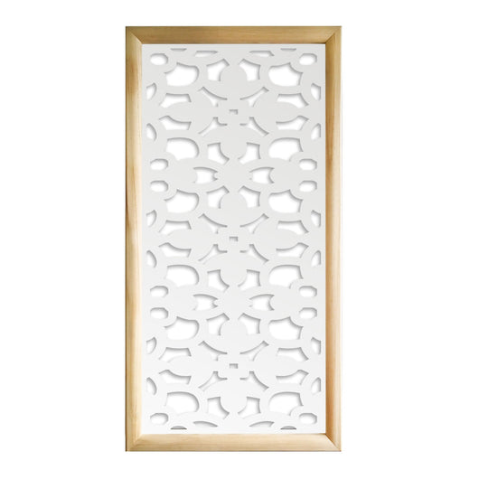 ANCHORAGE  - Moduli Decorativi in Legno e PVC Colore: bianco, Misura: 73x148 cm