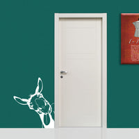 ASINO - Adesivo murale wall sticker in vinile 55x70 cm Colore: bianco