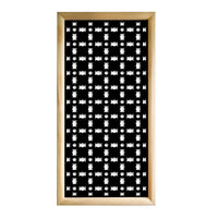 BISCUIT - Moduli Decorativi in Legno e PVC Misura: 47x94 cm, Colore: nero