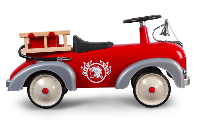 Auto Cavalcabile Camion Dei Pompieri Vintage per Bambini Baghera Speedster Fireman