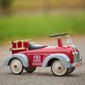 Auto Cavalcabile Camion Dei Pompieri Vintage per Bambini Baghera Speedster Fireman