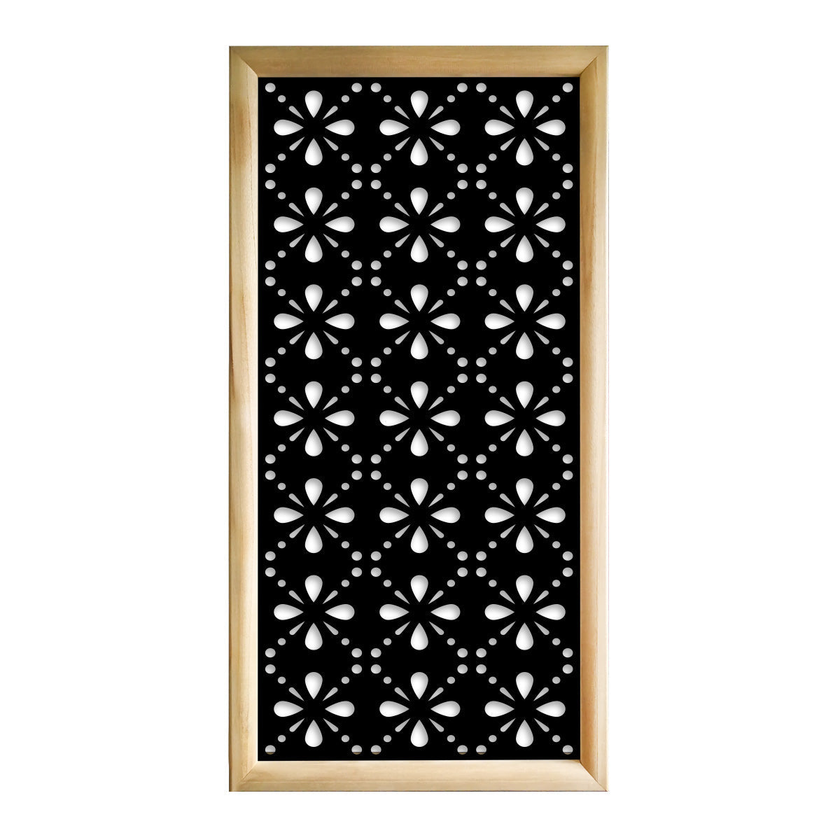 BLEE - Moduli Decorativi in Legno e PVC Colore: nero, Misura: 47x94 cm