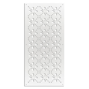 BLEE - Pannello in PVC traforato - Parasole Colore: bianco, Misura: 47x94 cm