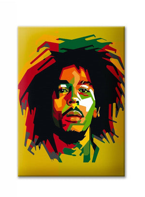 Bob Marley Tela arredo pop art, - stampa su tela in alta definizione Misura: 100x140 cm