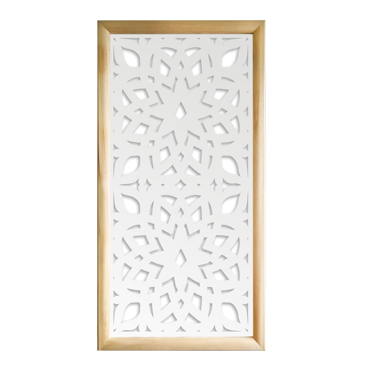 BOLERO - Moduli Decorativi in Legno e PVC Colore: bianco, Misura: 47x94 cm