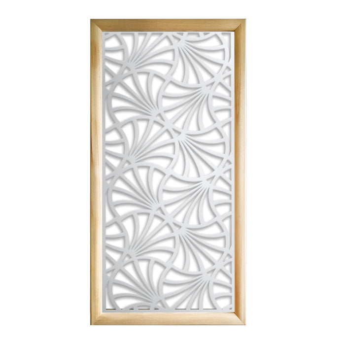 CAMPANE - Moduli Decorativi in Legno e PVC Colore: bianco, Misura: 47x94 cm