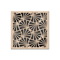 CAMPANE - Quadro arredo LASERCUT composito Legno e PVC Misura: 40x40 cm