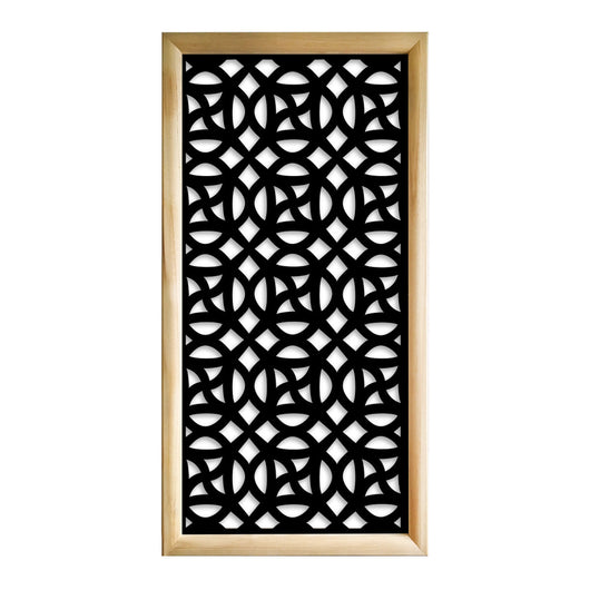 CANTERBURY - Moduli Decorativi in Legno e PVC Colore: nero, Misura: 73x148 cm