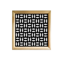 CHIPS - Moduli Decorativi in Legno e PVC Misura: 48x48 cm, Colore: nero