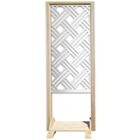 CLASSIC D - Separè - Paravento modulabile - 70x190cm - in Legno e PVC Colore: bianco