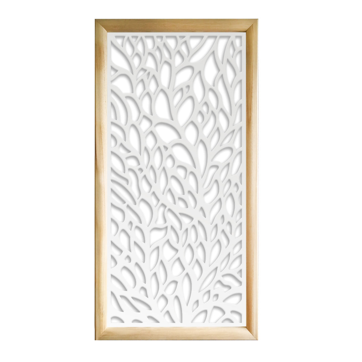 CODIUM - Moduli Decorativi in Legno e PVC Colore: bianco, Misura: 73x148 cm