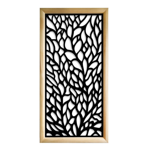 CODIUM - Moduli Decorativi in Legno e PVC Colore: nero, Misura: 47x94 cm