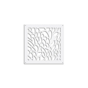 CODIUM - Pannello in PVC traforato - Parasole Misura: 98x98 cm, Colore: bianco